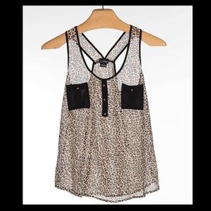 Daytrip Leopard Print Racerback Tank